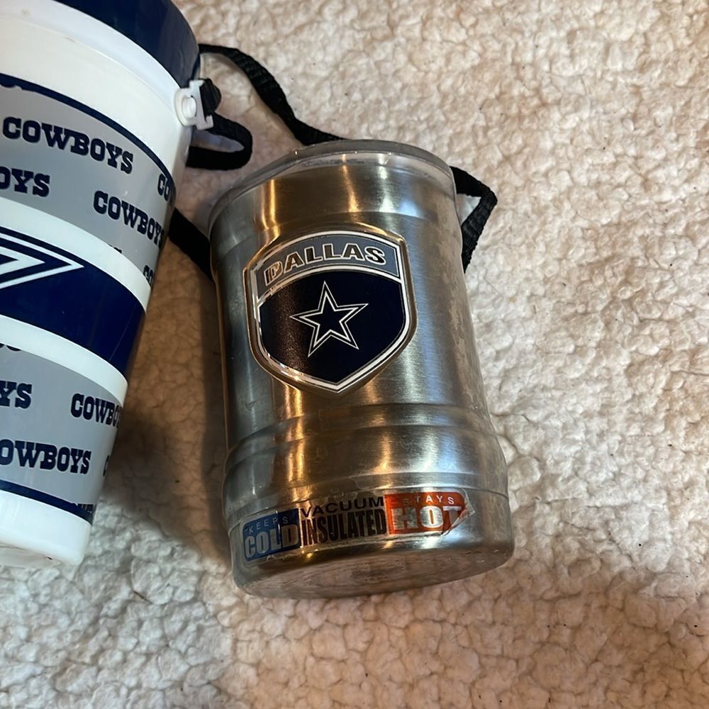 Dallas cowboy cup drinking cup bundle - Picture 3 of 12